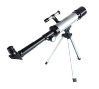 Telescopio refractor, kit de iniciación a la astronomía para niños y principiantes, telescopio portátil con óptica de vidrio totalmente