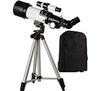 Telescopio Refractor monocular portátil, Calibre 50-100 mm, telescopio portátil de Viaje, telescopios para Principiantes en astronomía, telescopio para niños con trípode y Mochila