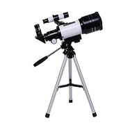 Telescopio Refractor para niños, telescopio para Principiantes con Soporte para teléfono Inteligente y telescopio trípode para niños y Adultos