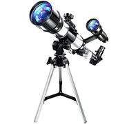 Telescopio Refractor Telescopio monocular astronómico para Principiantes Telescopio portátil para Adultos Trípode buscador