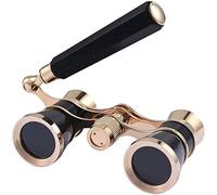 Telescopio Regalo 3X25 Binoculares Vintage Telescopio Gafas de Teatro de Ópera con Mango Retráctil para Ver Ms/D (B) (C)