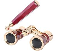 Telescopio Regalo 3X25 Binoculares Vintage Telescopio Ópera Gafas de Teatro con Mango Retráctil para Ver Ms/D (a A)
