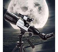 Telescopio Regalo 50 mm Apertura 500 mm Longitud Focal Montaje AZ Refracción astronómica, Profesional/Impermeable A Prueba de Niebla