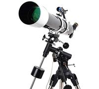 Telescopio Spacmirrors para niños, Adultos, Principiantes, telescopio para Accesorios de astronomía con Ocular y trípode, telescopio Refractor astronómico, Buen compañero para Ver la Luna y el
