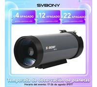 Telescopio Svbony MK105 OTA Diseño portátil para observaciones planetarias lunares y fotografía MK105 Maksutov Cassegrain MK105-SV225-SV225T