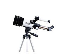 Telescopio Technaxx para la observación del Paisaje y del Cielo - Trípode Ajustable en Altura, 3 Lentes, Lente de Barlow, filtros de luz Solar y Verde - Telescopio para Adultos o niños TX-175