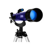 Telescopio, telescopio refractario de apertura de 70 mm para niños principiantes, telescopio de viaje con bolsa de transporte, trípode de altura ajustable, compacto y portátil, cálido como siempre