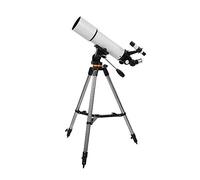 Telescopio, telescopio refractor astronómico con montura AZ para niños principiantes - Telescopio de viaje con bolsa de transporte, telescopio monocular profesional con 2 oculares, adecuado para adul
