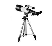 Telescopio Telescopio Refractor astronómico con Montura de Calibre de 50-100 mm para niños Principiantes, telescopio de Viaje con trípode, Bolsa de Transporte y Ocular HD (Color: Paquete D) (Paque