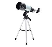 Telescopio, telescopio Refractor astronómico con trípode para niños Principiantes Telescopio Refractor astronómico con Adaptador para teléfono Inteligente para astrofotografía y astronomía Visual