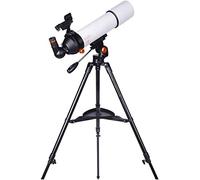 Telescopio, telescopio Refractor astronómico de aleación de Aluminio de 80 mm con trípode de Acero Inoxidable Telescopio para niños Adultos Principiantes para observar la Luna y el Planeta, para