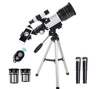 Telescopio Telescopio Refractor astronómico Telescopio astronómico Profesional Alcance de Alta Potencia HD de 70 mm para niños y Adultos El Doble de Comodidad