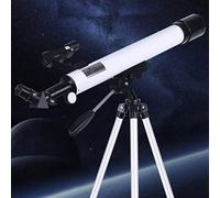 Telescopio, telescopio refractor portátil, gran regalo de astronomía para que los niños exploren el espacio lunar, telescopios de apertura de 50 mm para astronomía WOWCSXWC