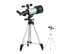 Telescopio, telescopios para adultos, telescopio refractor de astronomía de 70 mm con trípode ajustable para observar estrellas del cielo, telescopio profesional para niños principiantes