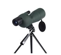 Telescopio Terrestre HD De 25-75x60mm, Lente ED, Monocular Potente con Zoom, Prisma Bak4 For Acampar Al Aire Libre, Avistaje Aves Y Tiro Enfoque Preciso(Green with Tripod)