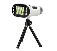 Telescopio y microscopio for niños, telescopio for niños con Zoom óptico portátil de 8X for observar for células Animales y Vegetales ()