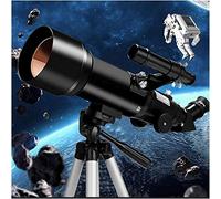 Telescopios astronómicos de Nivel básico para Principiantes en astronomía, telescopio para niños, Apertura de 70 mm, telescopio Refractor de Montaje de 400 mm (Color: Paquete 3) (Paquete 4) Vision