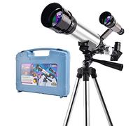 Telescopios Astronomicos HONPHIER Telescopio Niños 60mm HD Telescopio con Ajustable Trípode Portátil Telescopio Juguete para Niños Principiantes, Astronomía