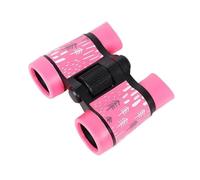 Telescopios Binoculares De Goma De 4 X 30 Mm For Niños, Telescopio Plegable Educativo For Niños, Telescopio Óptico For Observación De Aves Al Aire Libre For Acampar(Pink)
