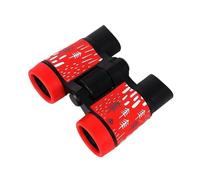 Telescopios Binoculares De Goma De 4 X 30 Mm For Niños, Telescopio Plegable Educativo For Niños, Telescopio Óptico For Observación De Aves Al Aire Libre For Acampar(Red)