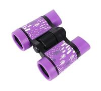 Telescopios Binoculares De Goma De 4 X 30 Mm For Niños, Telescopio Plegable Educativo For Niños, Telescopio Óptico For Observación De Aves Al Aire Libre For Acampar(Purple)