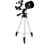 Telescopios de Viaje, telescopios astronómicos, telescopios refractores de Apertura de 70 mm para niños, Adultos, Principiantes con Bolsa portátil y trípode
