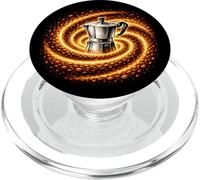 Telescopios, Granos de café Planetas Ciencia, Barista, Astronomía PopSockets PopGrip para MagSafe