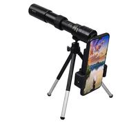Telescopios monoculares con zoom de 10-300x, potentes prismáticos de largo alcance, telescopio profesional HD 4k Bak4, prismas portátiles para acampar