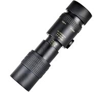 Telescopios monoculares, telescopio monocular con Zoom súper teleobjetivo 4K 10-300X40 mm, telescopio monocular con Soporte para teléfono y trípode, para Exteriores, Viajes (T)