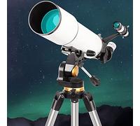 Telescopios para adultos astronomía, lente de objetivo grande de 80 mm, telescopios para astronomía de adultos, telescopio con bolsa de transporte y trípode para niños principiantes