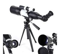 Telescopios para adultos, de gran aumento, monocular astronómico de alta definición con trípode y visor para niños, adultos, principiantes, plata buena