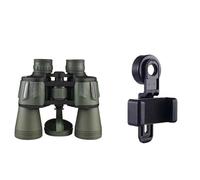Telescopios para adultosTelescopio Militar con Zoom HD 20x50 m 50000m Binoculares Profesionales de Largo Alcance Visión Nocturna Impermeable Caza Camping
