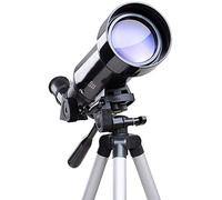Telescopios para astronomía, diámetro súper grande de 70 mm para niños principiantes, telescopio refractor, telescopio de viaje con trípode de bolsa de transporte, regalos para cumpleaños de niños,