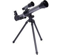 Telescopios para astronomía Telescopio 20X 30X 40X para niños Principiantes con trípode Ajustable Lente Barlow 3X y Filtro Lunar, telescopio Refractor HD