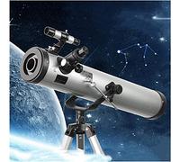 Telescopios para astronomía, telescopios para Principiantes en astronomía, óptica de Vidrio Completamente recubierta, telescopio Ideal para Adultos Principiantes, Apertura de 114 mm, buscador de