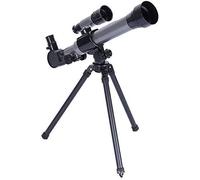 Telescopios para niños, 20x/30x/40x para niños Ajustables Ciencia telescopio astronómico para niños Astronomía Astronomía Stargazing, con oculares de trípode Compass