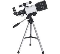 Telescopios para niños Principiantes en astronomía, monoculares refractores astronómicos con Montaje de Apertura de 70 mm, telescopio de Viaje con Alcance buscador de trípode Ajustable