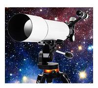 Telescopios para niños y Principiantes Telescopios astronómicos de Apertura 500/80 con trípode Ajustable, telescopio refractor portátil Regalo para