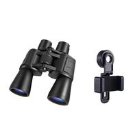 Telescopios Profesionales 20x50 Prismáticos Potentes con Zoom de Largo Alcance HD Bak4 Prisma de Alto Aumento para Turismo de Caza
