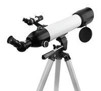 Telescopios, telescopio refractor de 600/80 mm para principiantes, telescopio monocular de astronomía al aire libre, con 2 oculares, 3 XL, trípode y mochila