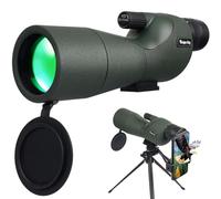 Telescopios terrestres BIBIRE con trípode y Adaptador para teléfono, telescopio terrestre Recto HD 25-75x60 con Bolsa de Transporte, telescopio terrestre para observación de Aves y Fauna Silvestre