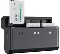 TELESIN 2 Baterías NP-BX1 y Cargador de Batería para Sony NP-BX1/M8 | Para ZV-1, ZV-1 II, Cyber-Shot DSC-HX80, HX90V, HX95, HX99, RX1, R | Carga USB-C