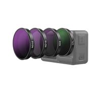 TELESIN 4 Pack filtros para dji Osmo Action 5 Pro Action 4 dji Action 3, CPL ND32 ND16 ND8 polarizing Neutra Densidad HD Filtro Funda para dji Action 3 4 5 Pro Accesorios