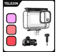 Telesin Funda estanca + juego de filtros de buceo GoPro 13/12/11/10/9