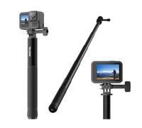 TELESIN° 90cm/ 35.2" Palo Selfie para GoPro Hero 13 12 11 10 9, dji Osmo Action 5 Pro 4 3, Insta360X5 X4 X3 Ace Pro, Palo de Selfie Invisible 153cm, Selfie Stick Extensible de Aluminio