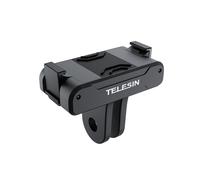TELESIN Adaptador MagnéTico de Dos Garras Accesorios de CáMara de AccióN para OSMO Action 3 Adapter