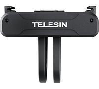 TELESIN Adaptador Magnético para dji Osmo 360 dji Action 5 Pro Action 4 Action 3 - Liberación Rápida con Conexión, Accesorios dji, Trípode Acoplable, Vlogging