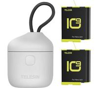 Telesin Allin caja de carga para GoPro 9/10/11 con 2 pilas recargables