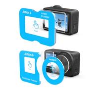 TELESIN AR - Protector de pantalla para DJI Osmo Action 6 (incluye protector de pantalla y guía de alineación, alta transmisión de luz, fácil instalación, dureza 9H, antihuellas dactilares)
