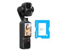 TELESIN AR - Protector de pantalla para DJI Osmo Pocket 4P, protector de pantalla + guía de alineación, alta transmisión de luz, fácil instalación, dureza 9H, antihuellas dactilares